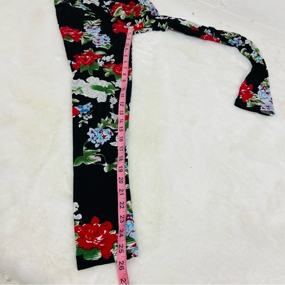 Agnes & Dora Leggings with Red and Blue Floral Design size small - Picture 13 of 13